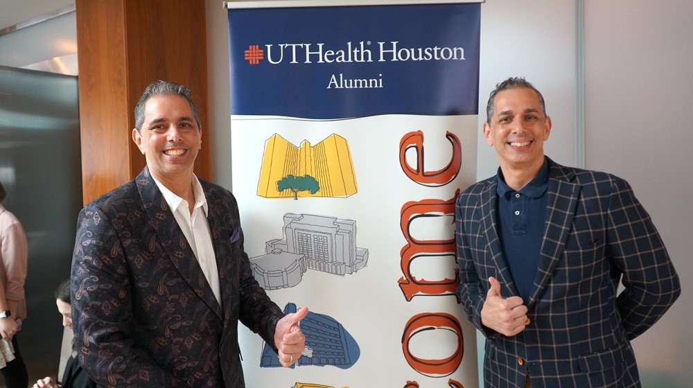 Rainer Khetan, MD `94, President and Roger Khetan, MD `94, Past President