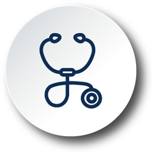 icon of hospital items
