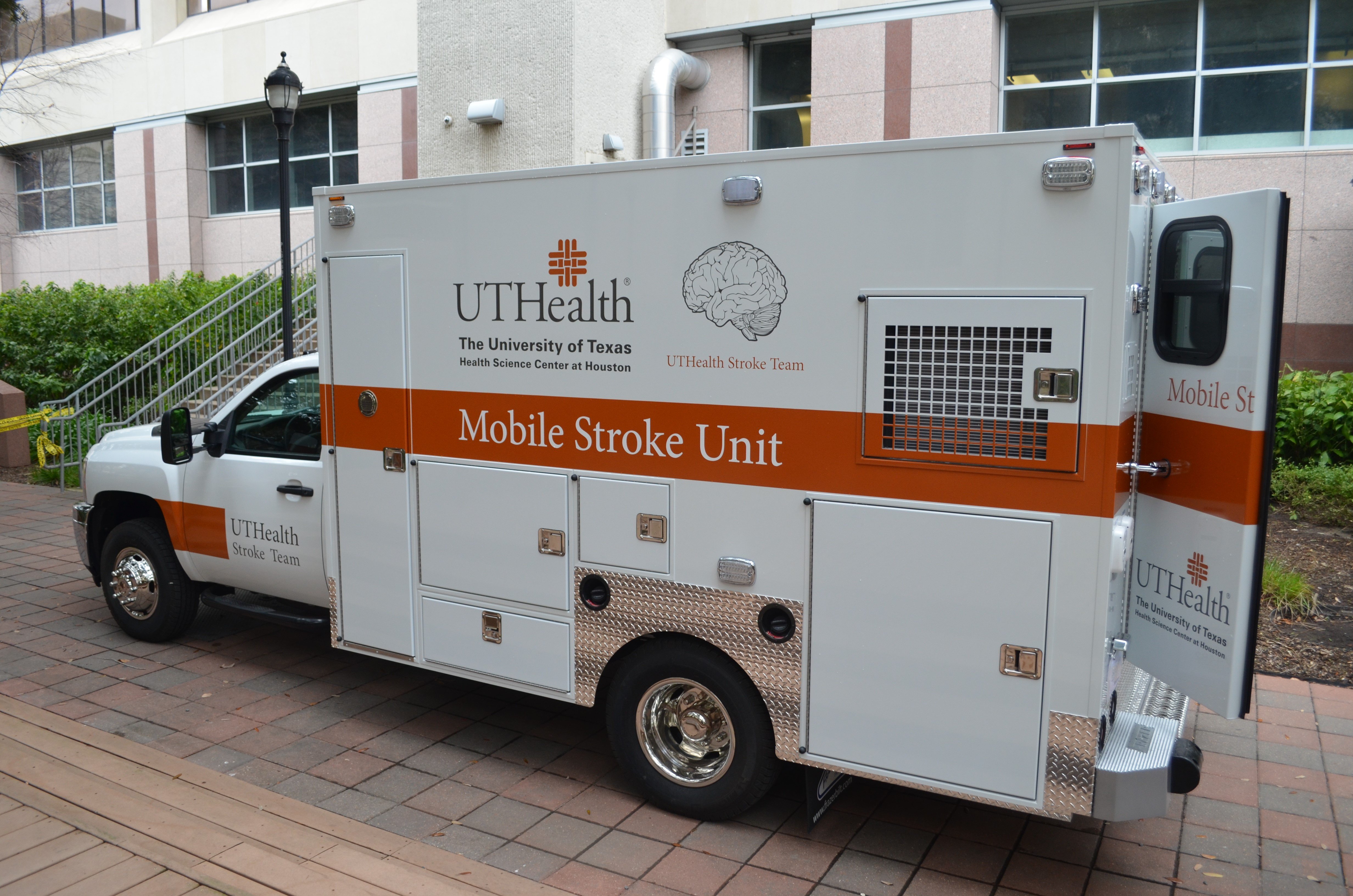 Photo of the UTHealth mobile stroke unit. (Photo by UTHealth)