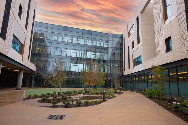 Students in the new UTHealth Houston School of Behavioral Health Sciences will receive training at health care facilities such as the John S. Dunn Behavioral Sciences Center. (Photo by Rogelio Castro, UTHealth Houston)