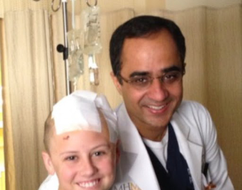 To manage her treatment-resistant epilepsy, Lindsay Snyder underwent brain surgery performed by Nitin Tandon, MD, in August 2013. (Photo courtesy of Lindsay Snyder)