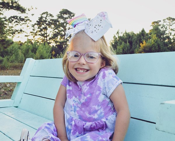 Kaylie Lingor is an exuberant 5-year-old who has spina bifida, a type of birth defect in which a baby's spinal cord fails to develop or close properly while in the womb. (Photo courtesy of Jessica Lingor)