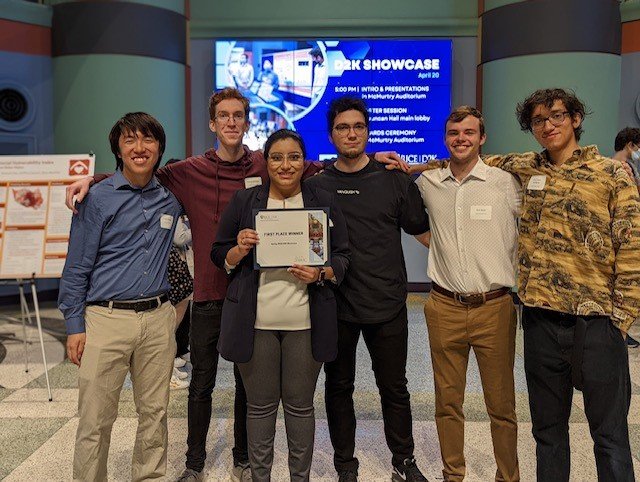 Team Stroke Risk from Rice University Accepts Award