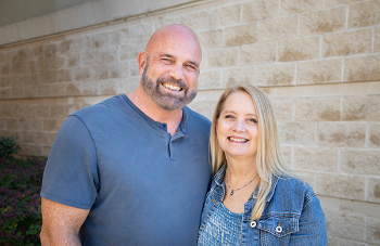 Mark and Laura Shook are enjoying their lives, family, and church after a shocking colorectal cancer diagnosis 12 years ago. (Photo by Alyssa Duty/UT Physicians)