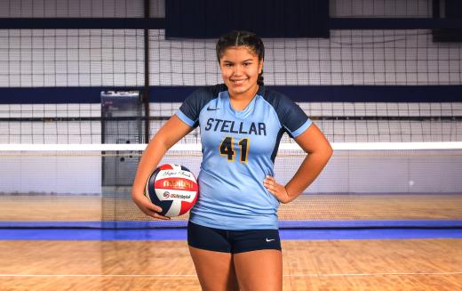 Competitive volleyball is a favorite activity for 12-year-old Gizelle Rodriguez, who suffered a hard concussion during warmups, forcing her to take a few needed months off for restorative physical therapy and healing. (Photo provided by family)