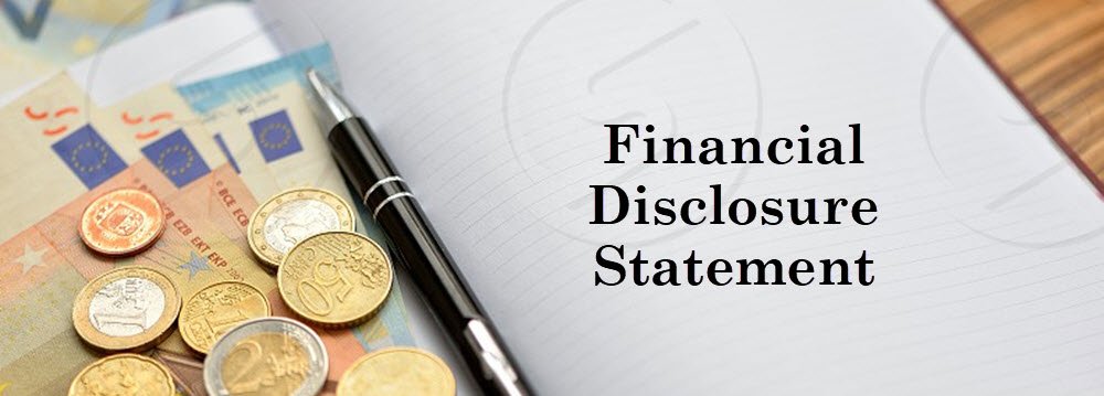 Financial Disclosure Statement