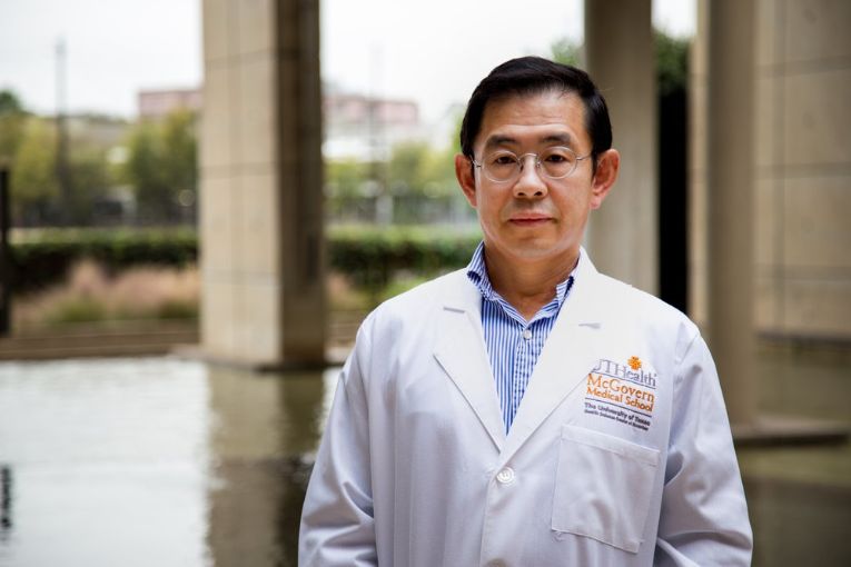 Zhiqiang An, PhD, professor and director of the Texas Therapeutics Institute of the Brown Foundation Institute of Molecular Medicine at McGovern Medical School. (Photo by UTHealth Houston)