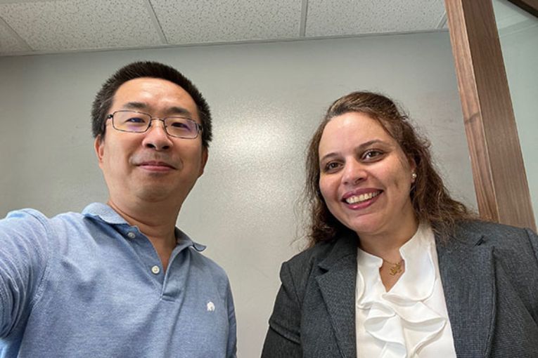 Degui Zhi, PhD, MS, associate professor at the school, and Laila Rasmy Bekhet, PhD, assistant professor in informatics, came up with idea for the research in 2020 during the onset of the COVID-19 pandemic. (Photo courtesy of Degui Zhi)