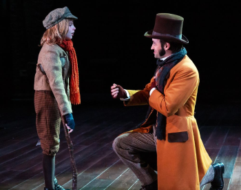 Three UTHealth Houston experts discuss what might have ailed Tiny Tim, portrayed here in Alley Theatre's 'A Christmas Carol' written by Charles Dickens. (Photo by Lynn Lane for Alley Theatre)