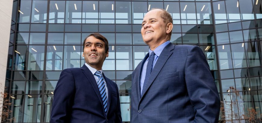Lokesh Shahani, MD (left), and Jair C. Soares, MD, PhD (right), stand at the forefront of delivering much-needed personalized care for patients with behavioral disorders.