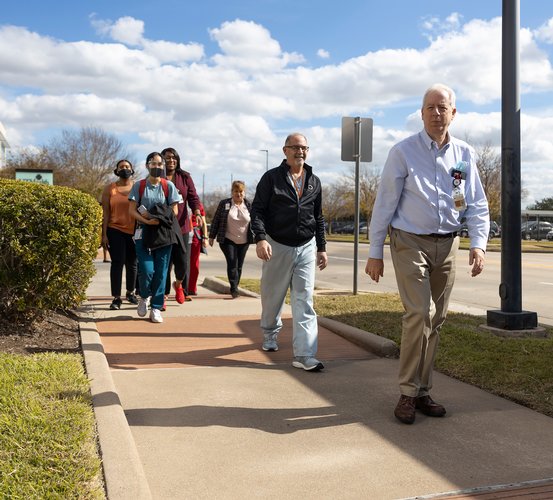 Employees and students were invited to participate in a Diversity and Inclusion Walk as part of UTHealth Houston School of Dentistry’s 4th Annual Diversity, Equity, and Inclusion Week.