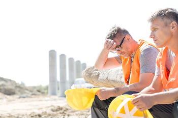 Photo of outdoor construction workers in the heat. (Photo credit: Getty Images)