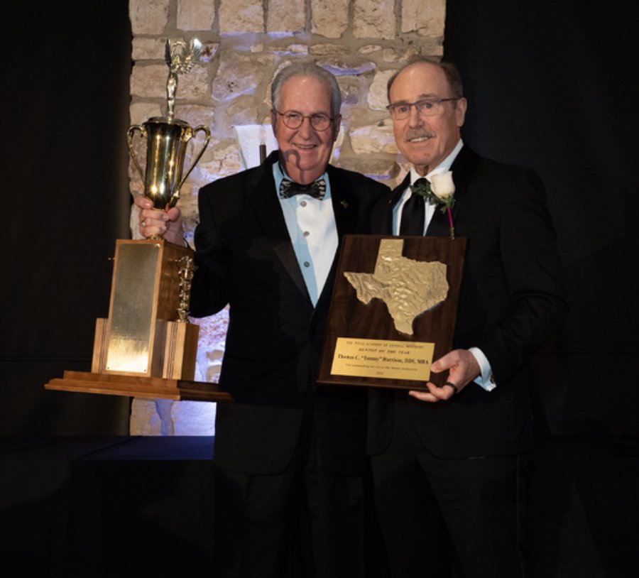 Dr. Tommy Harrison (right) was recognized as the 2022 Texas Dentist of the Year™ at the “Texas Academy Awards.”