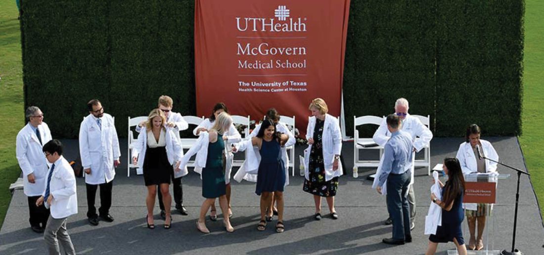 Classes of 2024 and 2025 receive their white coats image