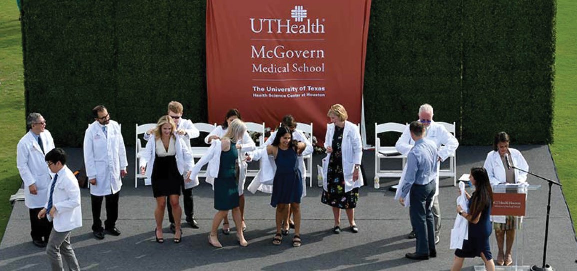 Classes of 2024 and 2025 receive their white coats