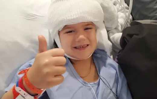 Following vagus nerve stimulation therapy, Sofia Speir underwent a successful laser ablation procedure for her epilepsy in fall 2021. (Photo courtesy of Megan Speir)