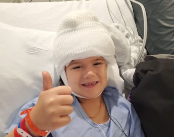 Following vagus nerve stimulation therapy, Sofia Speir underwent a successful laser ablation procedure for her epilepsy in fall 2021. (Photo courtesy of Megan Speir)