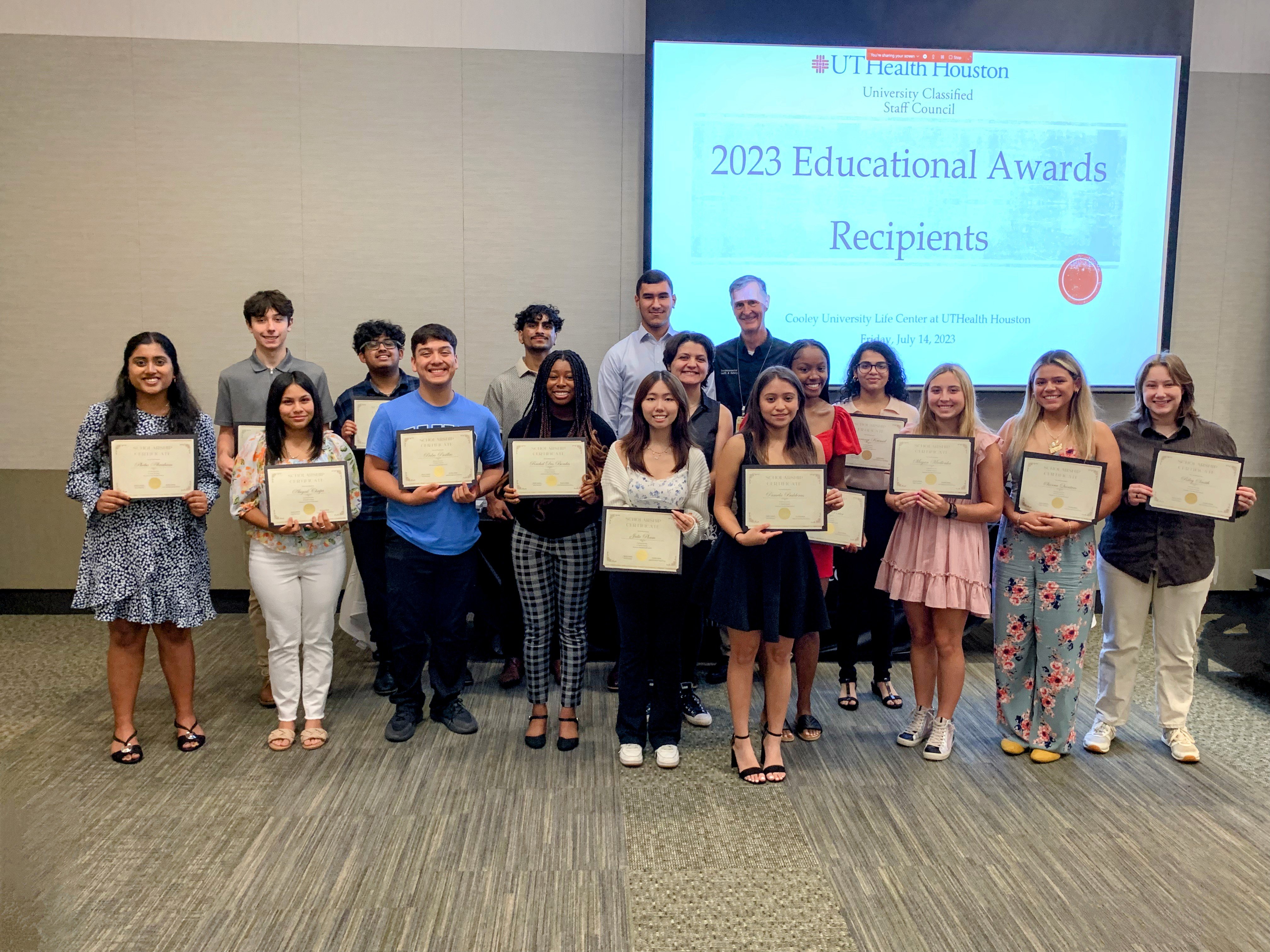 2023 UCSC Educational Award Winners
