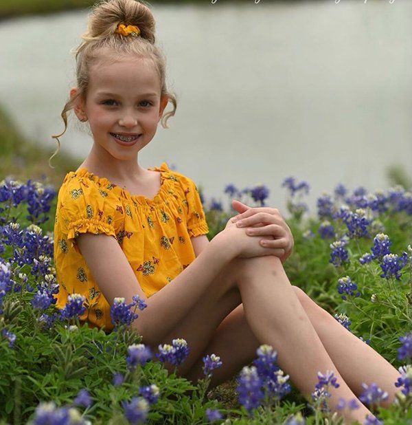 Violet Raney has been footloose and seizure-free since Gretchen Von Allmen, MD, diagnosed her with pyridoxine-dependent epilepsy and prescribed her vitamin B6 supplements nine years ago. (Photo courtesy of Charla Buras)