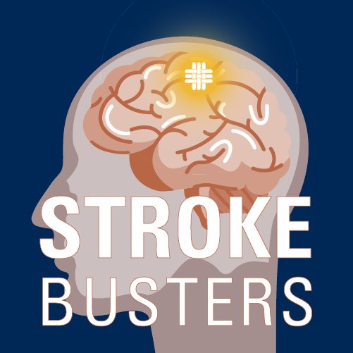 Stroke Busters podcast logo