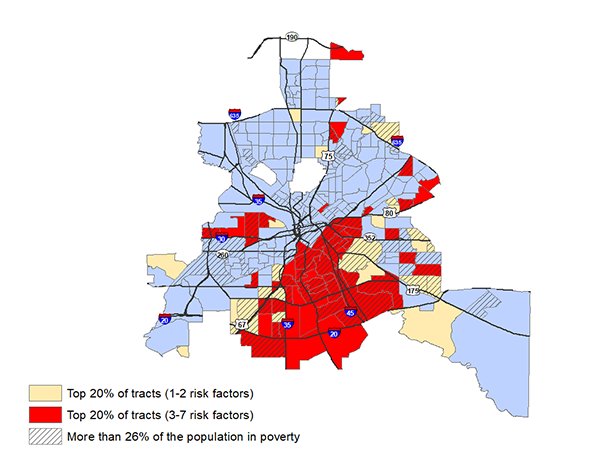 Researchers Map Areas Of Major Texas Cities Where Residents Are