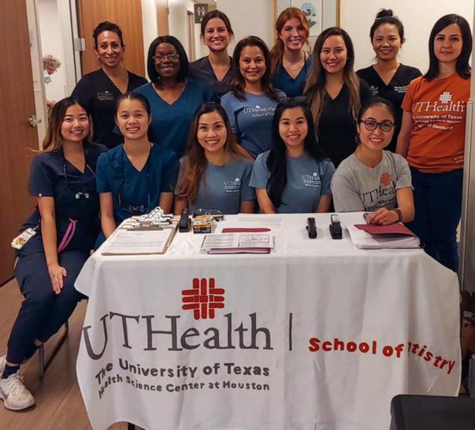 UTHealth Houston School of Dentistry volunteers at Morales Memorial Foundation’s 25th Annual Back to School Giveaway.