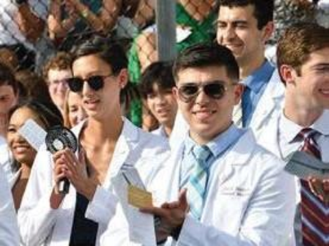 Classes of 2024 and 2025 receive their white coats