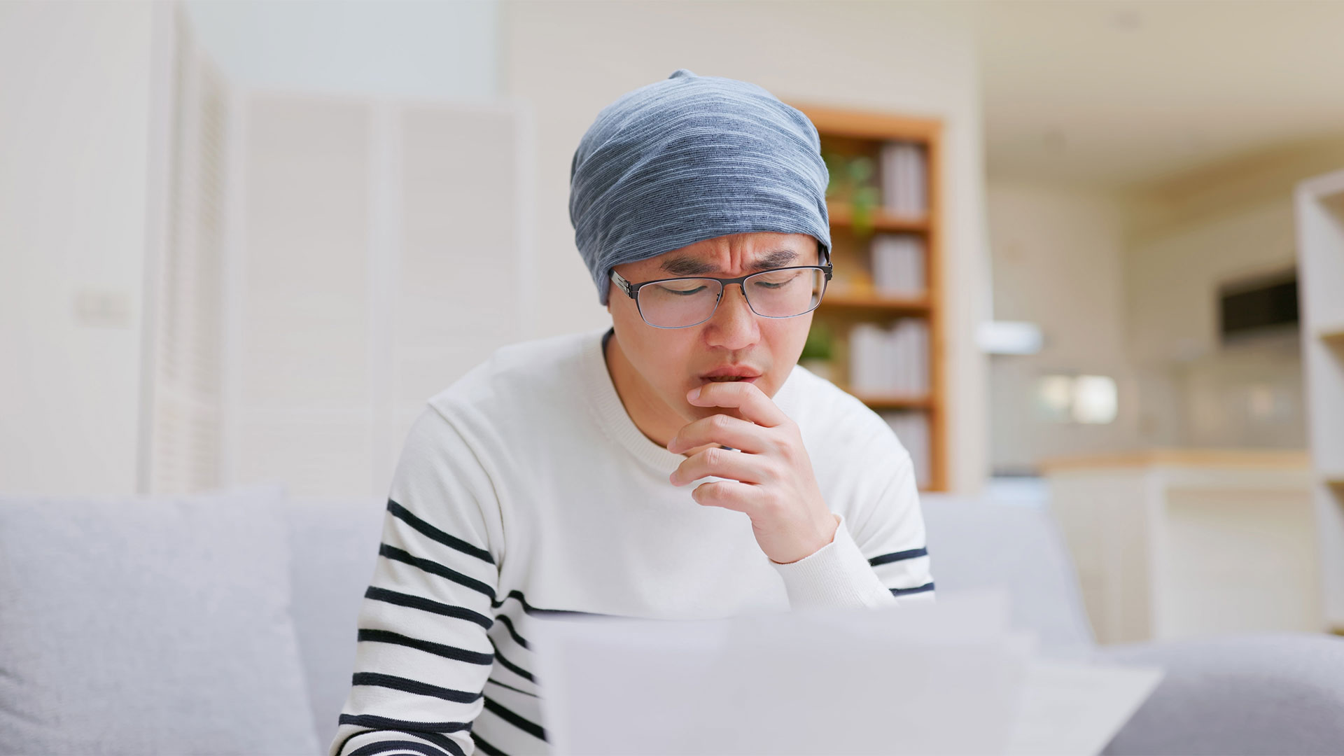 Patient confused with paperwork