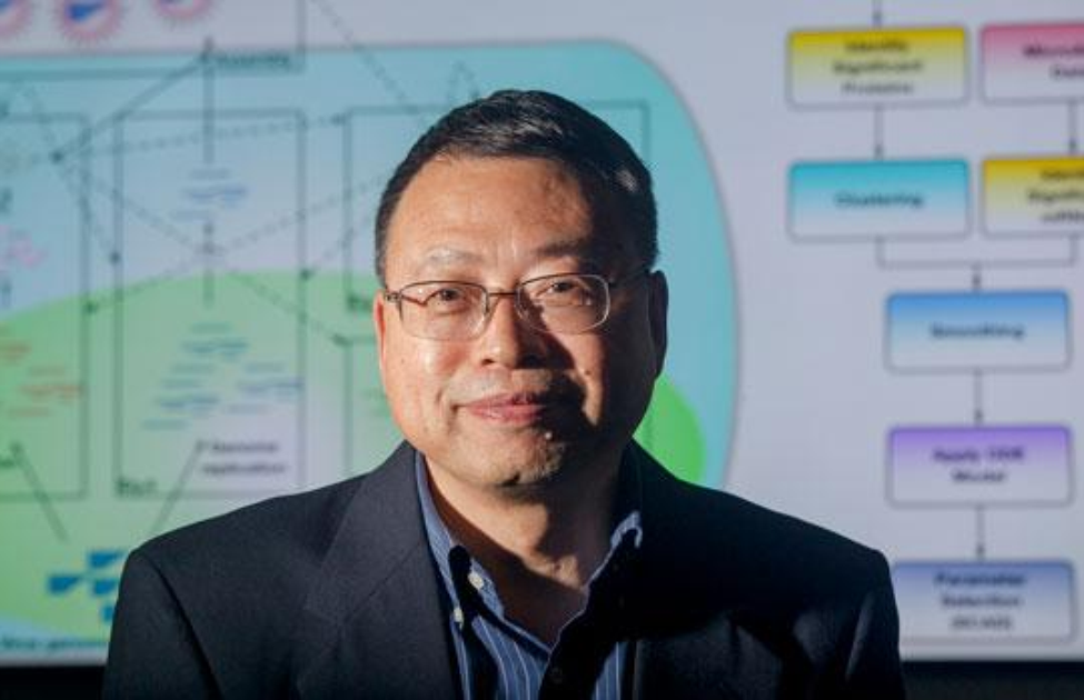 A photo of Hulin Wu, PhD. Photo by John Everett/UTHealth.