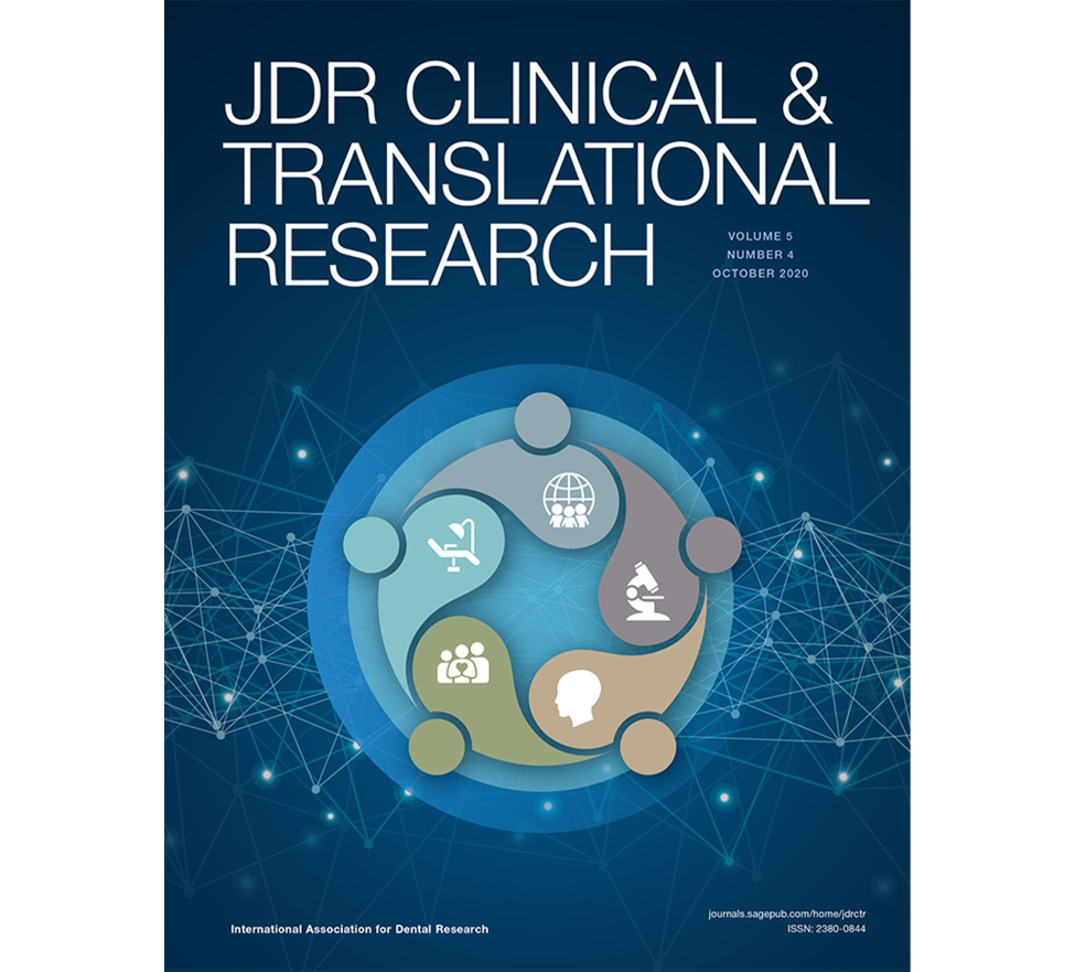 October 2020 cover of Journal of Dental Research:  Clinical & Translational Research.
