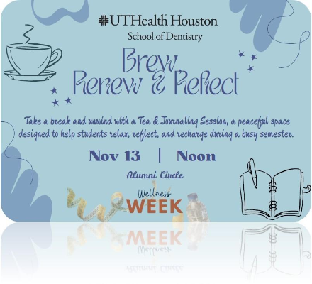 Brew, Renew, and Reflect - Wellness Week Event!