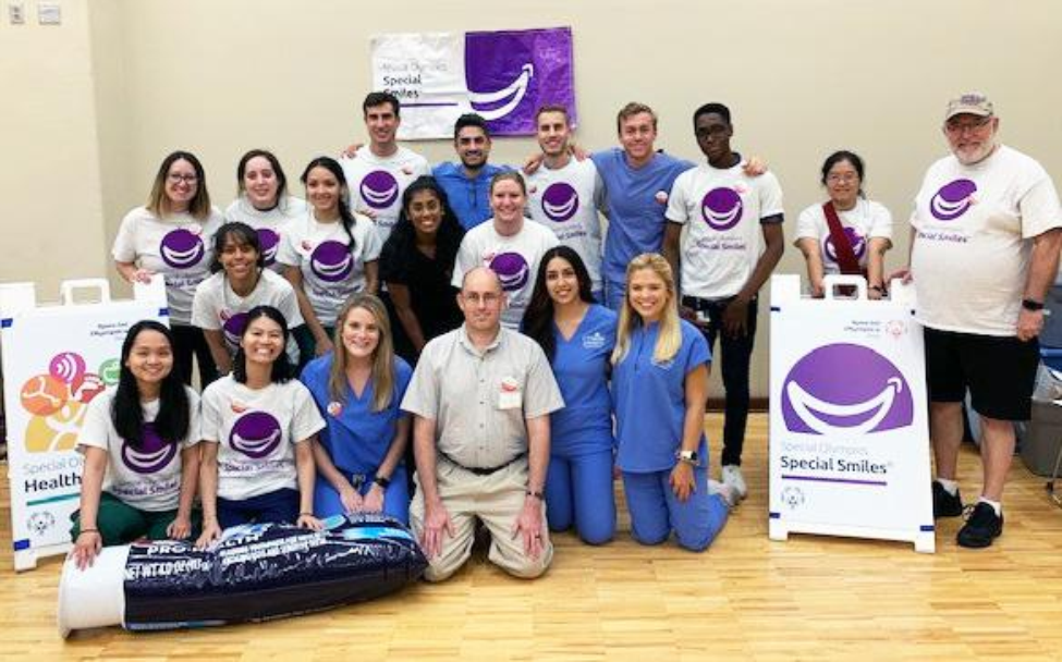 Students and faculty from UTHealth School of Dentistry at Houston volunteered at the Special Olympics Fall Classic Games in College Station.