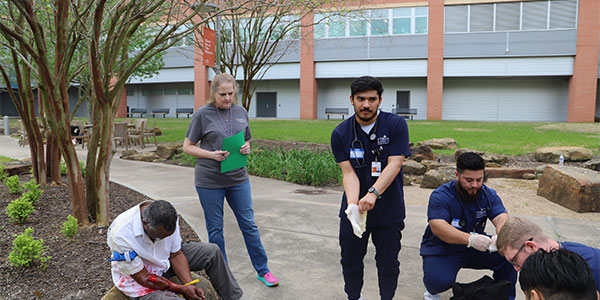 Mass casualty simulation trains students on emergency response ...
