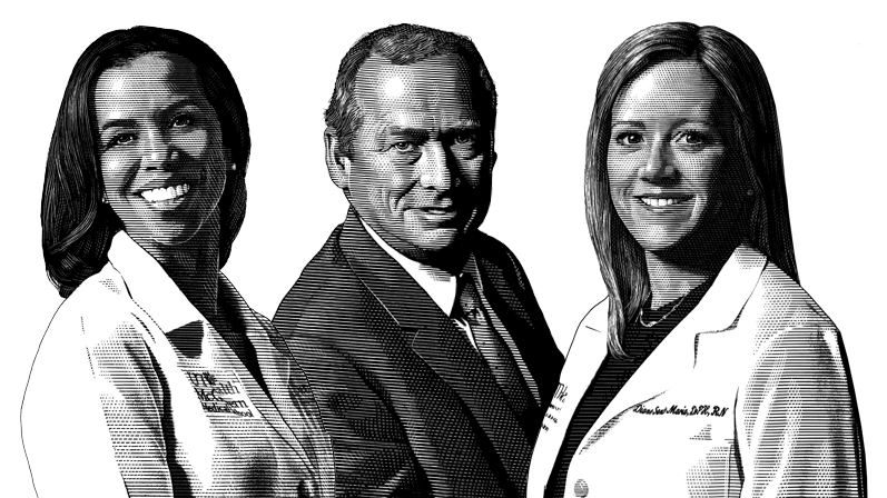 Sketches of UTHealth Houston doctors