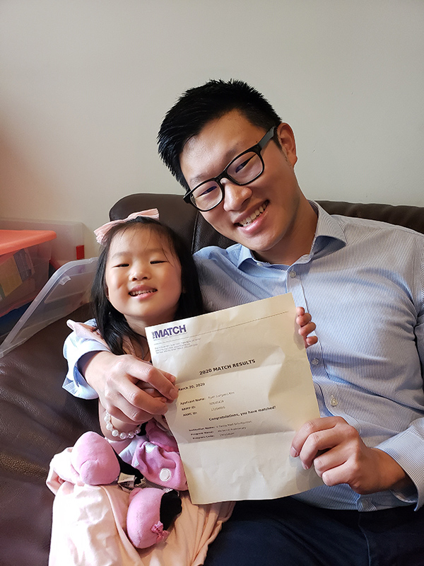 Ryan Kim matched to UT Southwestern in Dallas for a residency in ophthalmology. (Photo credit: Ryan Kim)