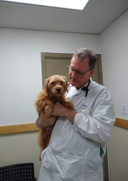 Richard Smilie, a 55-year-old veterinarian, is headed to The University of Texas Medical Branch at Galveston as an anesthesiology resident. (Photo by Richard Smilie)