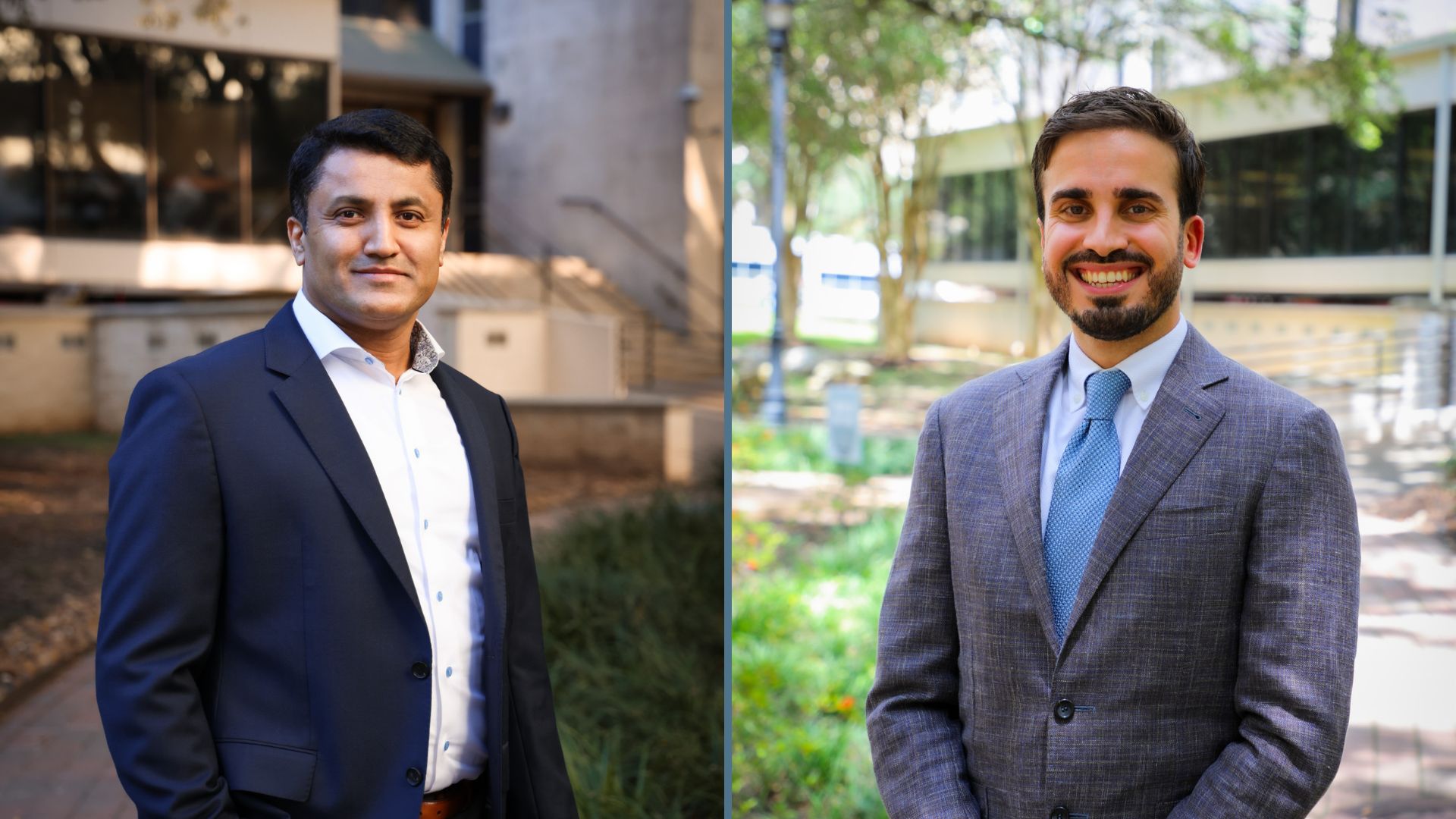 Ramesh Papanna, MD, MPH, (left) and Sami Backley, MD, (right) are co-authors on the study. (Photo by UTHealth Houston)