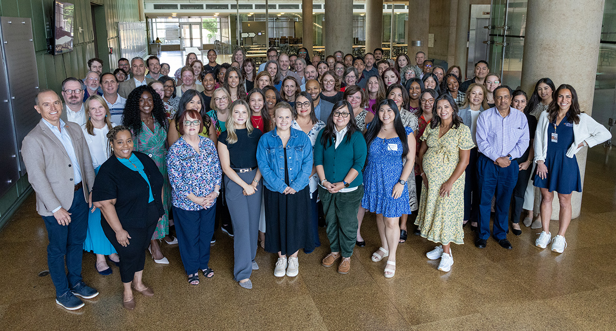 Group photo of all of the development team at UTHealth Houston